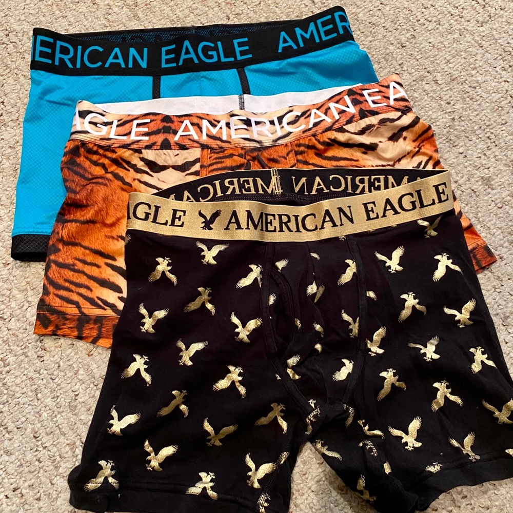 Lot of 3 American Eagle boxer briefs